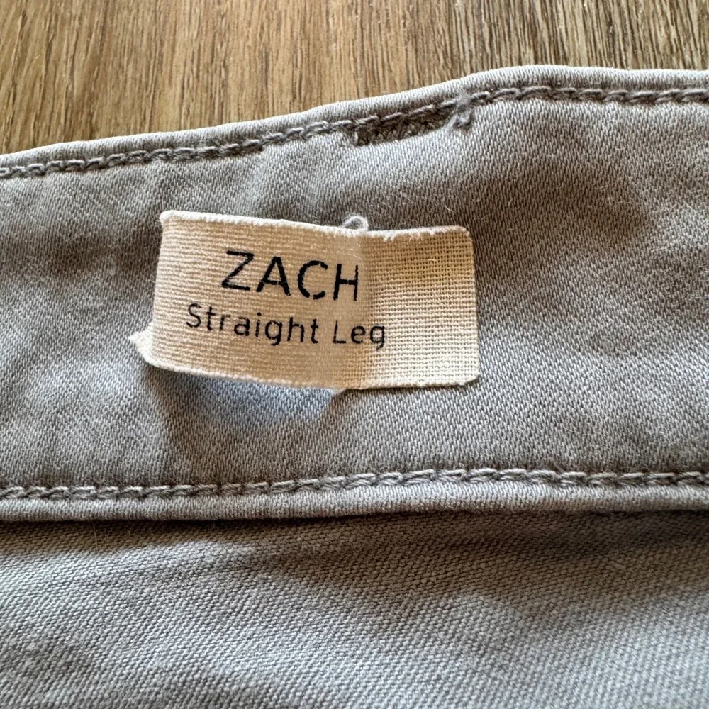 Mavi Jeans‎ Zach Straight Leg Grey Mens Pants 38x32 Stretch Cotton 453 ASU09309